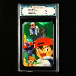 TQG 9 Mint 1999 Pokemon Bandai Carddass JPN Team Rocket(2) - Image 1