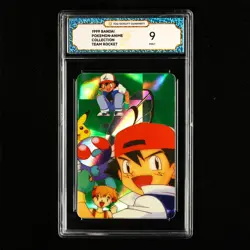 TQG 9 Mint 1999 Pokemon Bandai Carddass JPN Team Rocket(2) - Image 2