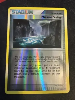 Miasma Valley - 111/127 - Uncommon - Reverse Holo English Pokemon Platinum - Image 1