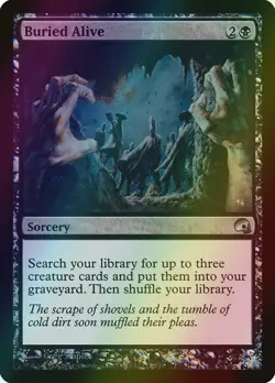 MTG Buried Alive Foil ** Premium Deck Series: Graveborn ** English - Image 1