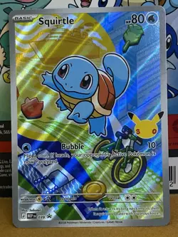 The Pokemon Company Squirtle 039 Promo Holo Full Art ENG HP 80 - Image 1