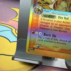 Arcanine 15/100 Reverse Holo EX Sandstorm Pokemon - Image 4