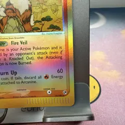 Arcanine 15/100 Reverse Holo EX Sandstorm Pokemon - Image 5