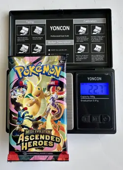Pokemon Ascended Heroes Booster Pack - HEAVY 22.77g - High Hit Potential! 🔥🔥🔥 - Image 1