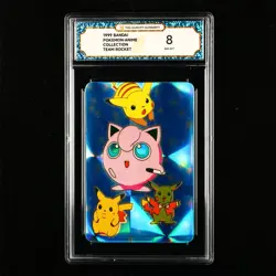TQG 8 NM-MT 1999 Pokemon Bandai Carddass JPN Team Rocket(2) - Image 1