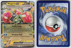 Wugtrio ex 060/162 Double Rare Temporal Forces Pokemon Holo NM - Image 3