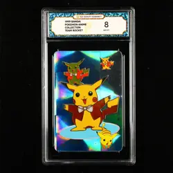 TQG 8 NM-MT 1999 Pokemon Bandai Carddass JPN Team Rocket(1) - Image 1