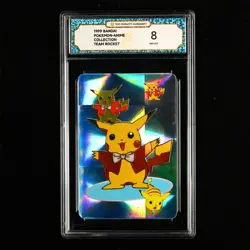TQG 8 NM-MT 1999 Pokemon Bandai Carddass JPN Team Rocket(1) - Image 2