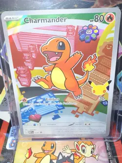 Pokemon TCG Charmander Holo Promo first partner 038 full art 80 HP English - Image 1