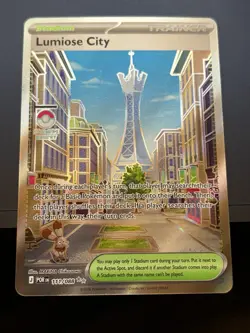 Lumiose City 111/088 Ultra Rare Trainer Perfect Order Pokemon NM - Image 1