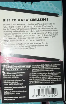 Pokemon TCG Ascended Heroes Booster Bundle 6 Packs SEALED BRAND NEW ✅ - Image 5