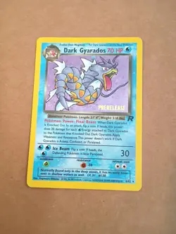 Pokemon Prerelease Holo Dark Gyarados – Team Rocket- 8/82 - Image 1