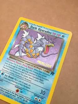 Pokemon Prerelease Holo Dark Gyarados – Team Rocket- 8/82 - Image 5