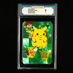 TQG 9 Mint 1999 Pokemon Bandai Carddass JPN Team Rocket(1) - Image 2