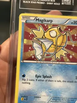 Pokemon TCG Magikarp Holo(Swirl) Promo 2016 XY143 Shiny M Gyarados Box TAG 9 - Image 2