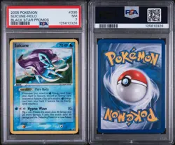 2005 POKEMON BLACK STAR PROMOS #030 SUICUNE-HOLO BLACK STAR PROMOS PSA 7 - Image 3