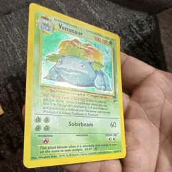 Pokemon Venusaur Base Set Holo Rare 015/102 100 HP Stage 2 English 2000 - Image 2