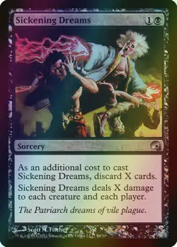 MTG Sickening Dreams Foil ** Premium Deck Series: Graveborn ** English - Image 1