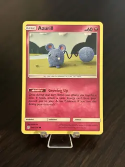 2019 Pokemon Cosmic Eclipse Azurill 146/236 LP #1 - Image 1