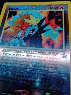 Entei #34 Black Star Promo Reverse Holo Rare NM - Image 2