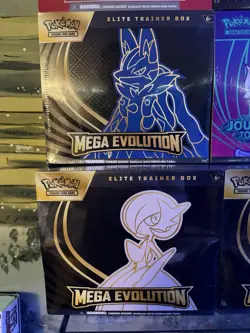 Pokemon TCG Mega Evolution Elite Trainer Box (Lucario & Gardevoir) - Image 1
