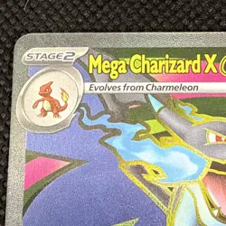 Pokemon Mega Charizard X EX 109/094 Me02 Phantasmal Flames Ultra Rare Holo 360HP - Image 2