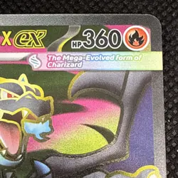 Pokemon Mega Charizard X EX 109/094 Me02 Phantasmal Flames Ultra Rare Holo 360HP - Image 3