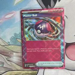 Pokemon TCG: Master Ball Temporal Forces Ace Spec Trainer 153/162 - Image 1