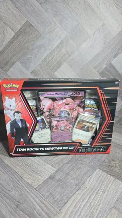 Pokemon TCG Destined Rivals Team Rockets Mewtwo EX Box - Image 1