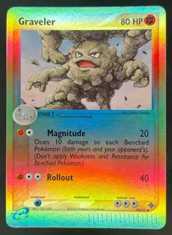 Graveler #30/97 EX Dragon Pokemon Reverse Holo LP - Image 1