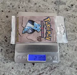 Pokemon TCG Fossil Booster Pack - Long Crimp 21.00g - Factory Sealed Vintage - Image 3