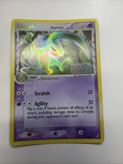 Pokemon Grovyle 19/100 Crystal Guardians Reverse Holo Stamped NM - Image 1