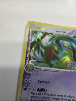 Pokemon Grovyle 19/100 Crystal Guardians Reverse Holo Stamped NM - Image 5