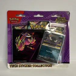 Pokemon Mega Evolution Ascended Heroes Tech Sticker Collection - Three Packs - Image 1