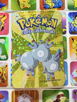 Pokemon 151 Vintage Pocket Monsters Vending HOLO Prism Sticker 00 Nintendo - Image 3