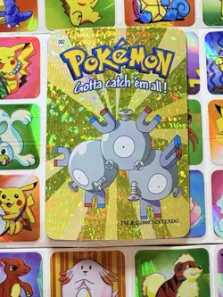 Pokemon 151 Vintage Pocket Monsters Vending HOLO Prism Sticker 00 Nintendo - Image 4