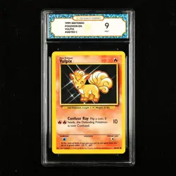 TQG 9 Mint 1999 Pokemon ENG Vulpix #68/102 C - Image 1