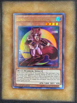 Yugioh Lunalight Crimson Fox BLHR-EN067 Ultra Rare 1st Ed NM - Image 1