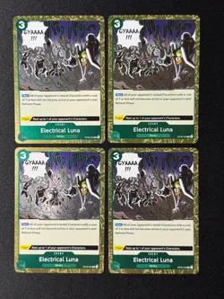 Electrical Luna - One Piece Two Legends OP08-036 4x Playset Rare - Image 1