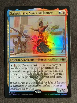 MTG Saheeli, the Sun's Brilliance, NM-Mint, (LCI #0249) Foil - Image 1