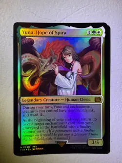 Yuna, Hope of Spira- Final Fantasy Foil MTG-NM - Image 1