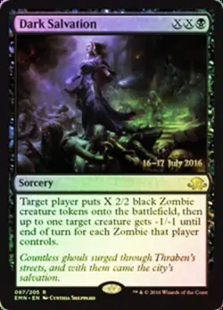 Mint/Near-Mint, English - 1 x MTG Dark Salvation - Prerelease Foil Promotional - Image 1