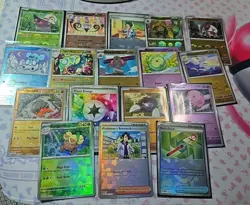 17 Pokeball Lot Pokemon Cards Black Bolt White Flare Prismatic - Image 1