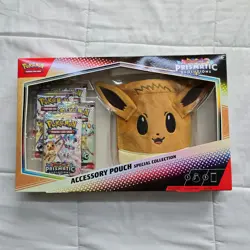 Pokemon Prismatic Evolutions Accessory Pouch Special Collection Sealed - Image 1