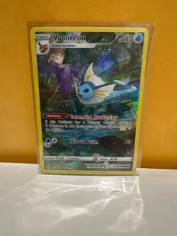 Pokemon TCG Vaporeon TG02/TG30 Swsh09: Brilliant Stars Trainer Gallery Holo - Image 1