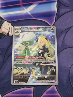 Pokemon TCG Cynthia's Roserade Destined Rivals 184/182 NM Condition - Image 1