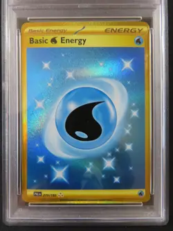 2023 POKEMON PAL EN-PALDEA EVOLVED HYPER RARE #279 BASIC WATER ENERGY PSA 10 - Image 3