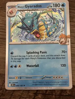 Pokemon TCG Misty's Gyarados Deck Exclusives Rare Regular 049/182 180 HP English - Image 1