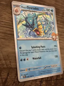 Pokemon TCG Misty's Gyarados Deck Exclusives Rare Regular 049/182 180 HP English - Image 2