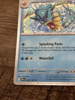 Pokemon TCG Misty's Gyarados Deck Exclusives Rare Regular 049/182 180 HP English - Image 4